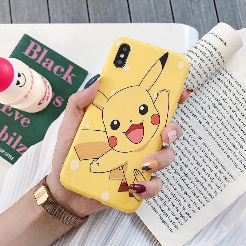 ỐP LƯNG ĐIỆN THOẠI HÌNH PIKACHU ĐÁNG YÊU CHO IPHONE