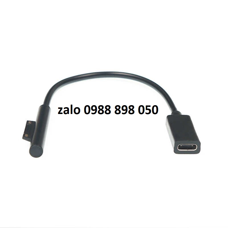 Bộ cáp usb đầu type-c cái sang đầu sạc surface