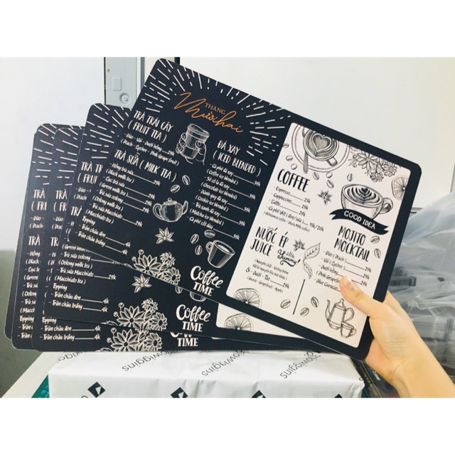 In Menu Cứng Dày Intemre.com Để Bàn Formex (Format) KT: A5, A4, A3