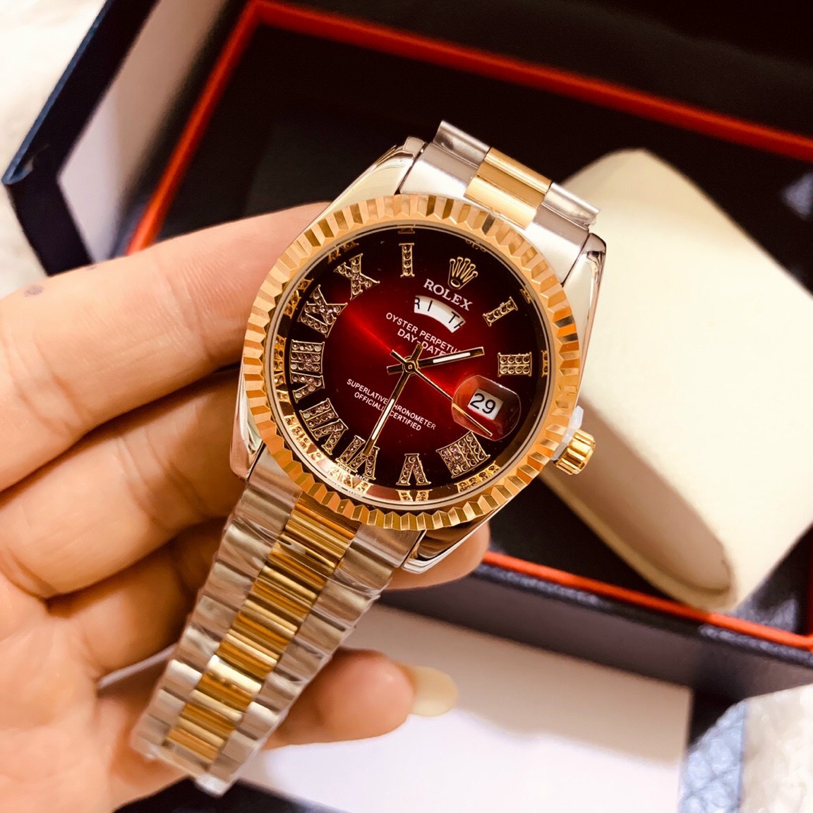 [SALE SỐC] Đồng Hồ Nam Mặt Mâm Dây Thép Cao Cấp 36mm Sang Trọng