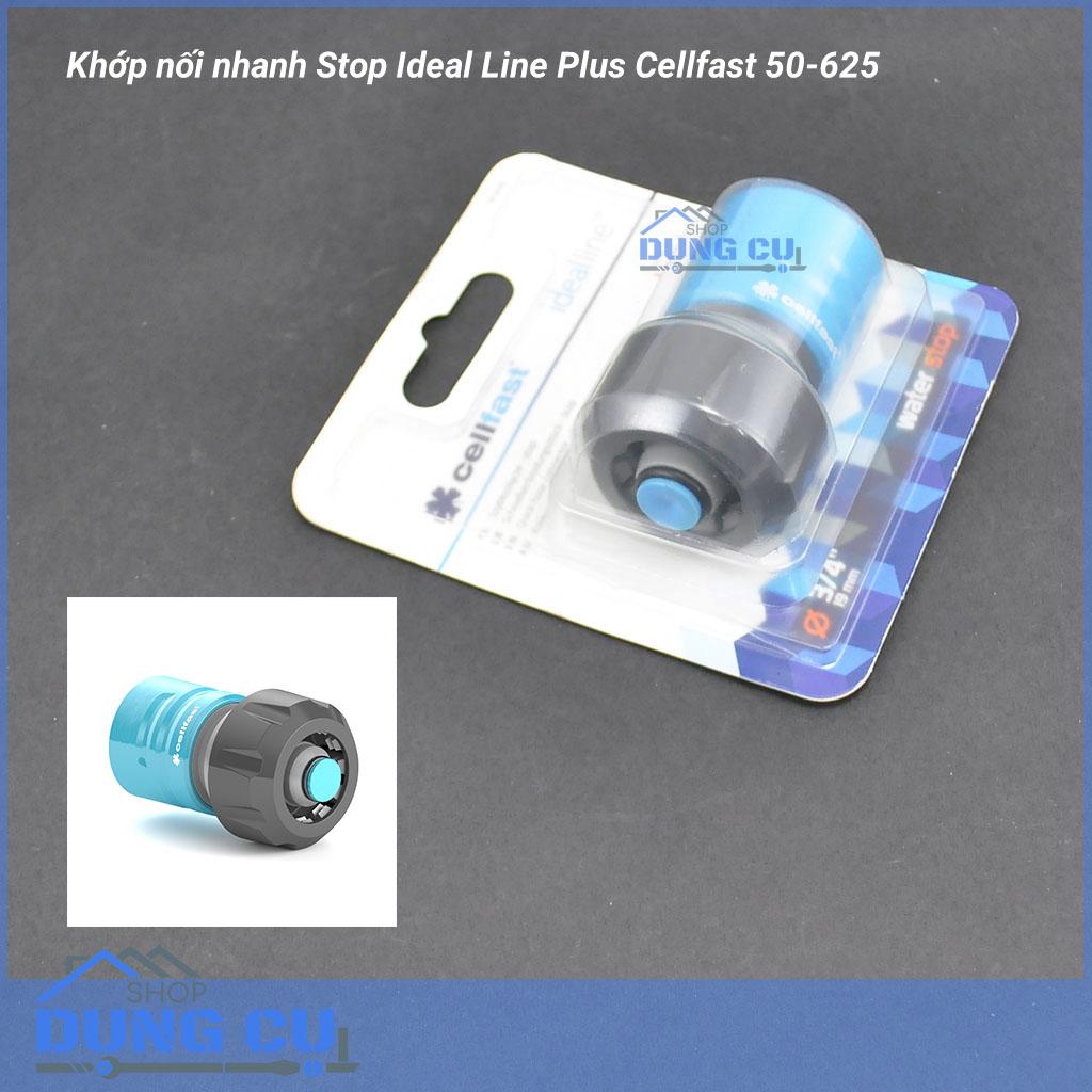 Cút nối nhanh Stop Ideal Line Plus Cellfast 50-625