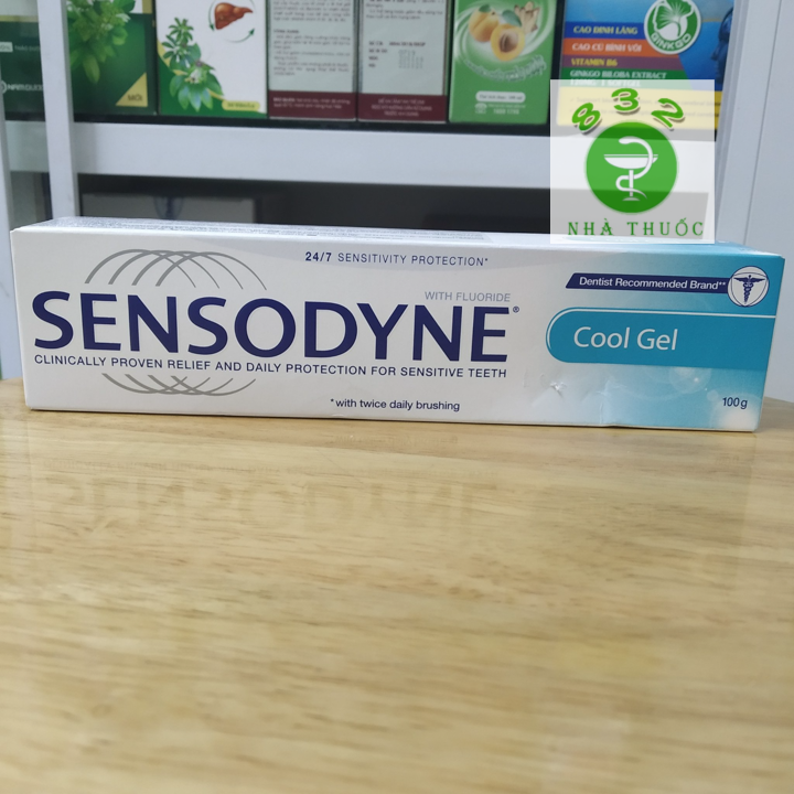 Kem đánh răng Sensodyne Cool Gel mát lạnh 100g