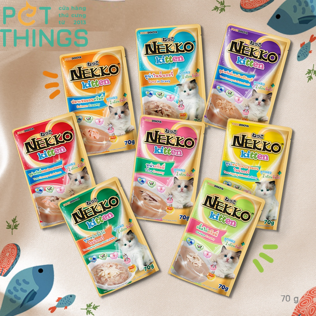 Pate Cho Mèo Nekko Thái Lan 70g