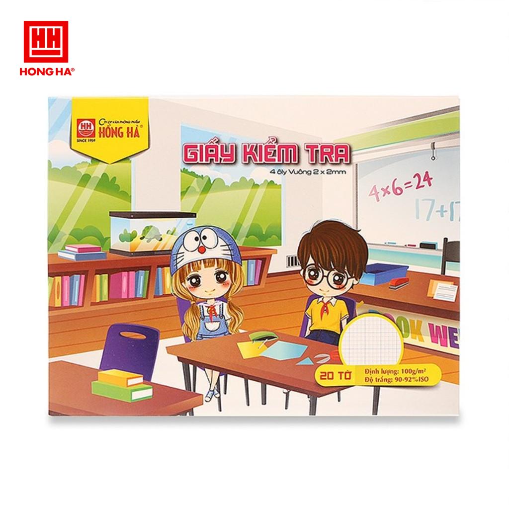 Giấy kiểm tra 4 ô ly Family 4936 (5 quyển)