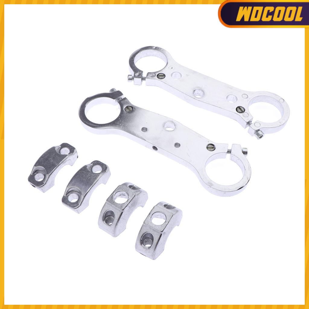 WDCOOL Front Upper Triple Tree Steering Stem Fork Clamp for 49cc Mini Dirt Bike