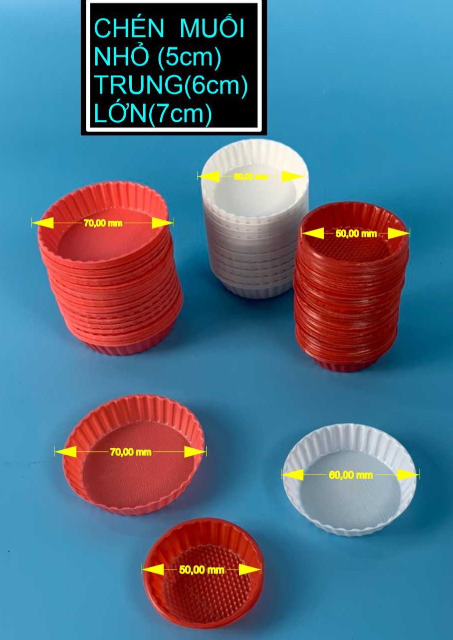 100 Chén nhỏ đựng tương, đựng muối, sốt các size.