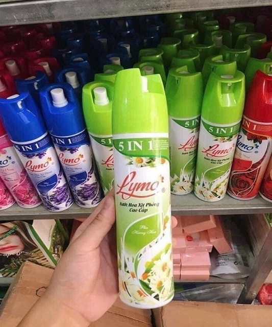 Chai Nước Hoa Xịt Phòng Lymo 350Ml