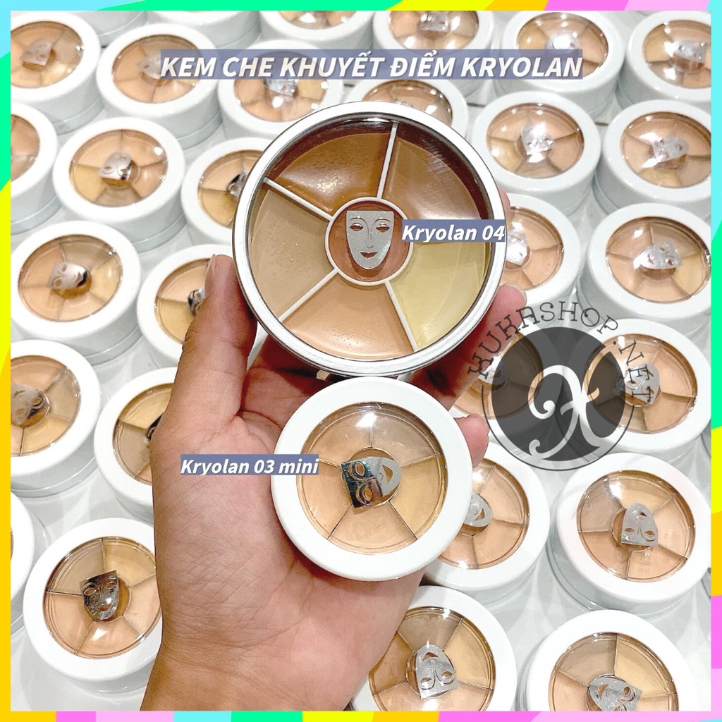 Che Khuyết Điểm Triệt Sắc Kryolan Mini Size Tiện Dụng