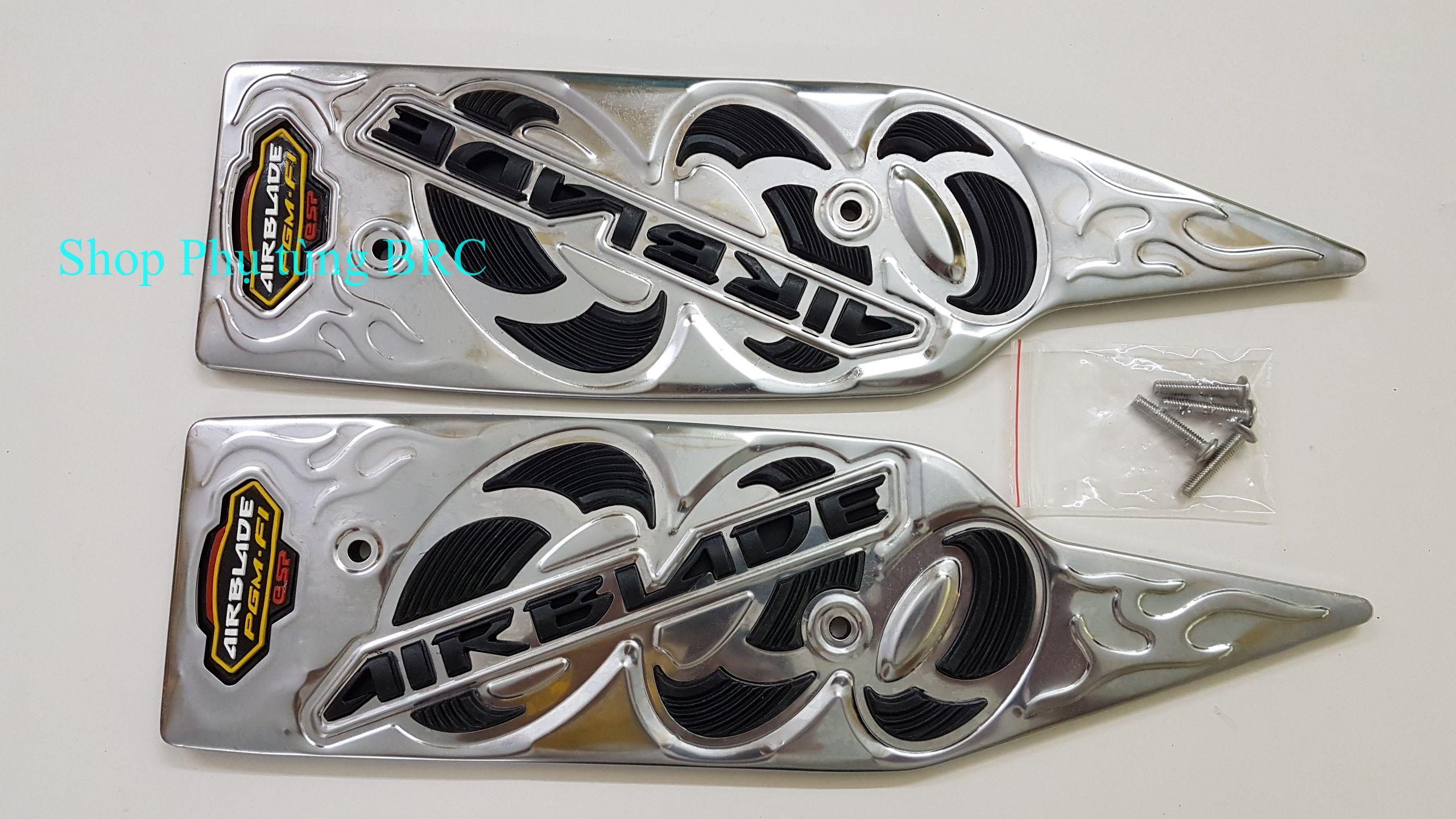 Thảm INOX để chân xe AIRBLADE 2011, 2012