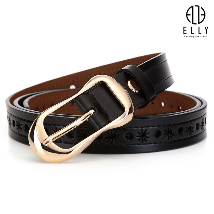 [Brand Day] Dây lưng nữ cao cấp da thật ELLY – ED23