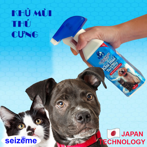 [SIÊU PHẨM] Xịt Khử Mùi Hôi Thú Cưng Chó Mèo Chim Kháng Khuẩn Làm Sạch Vật Nuôi, Hết Khó Chịu, Công Nghệ Nhật Bản, Thể Tích 300ml
