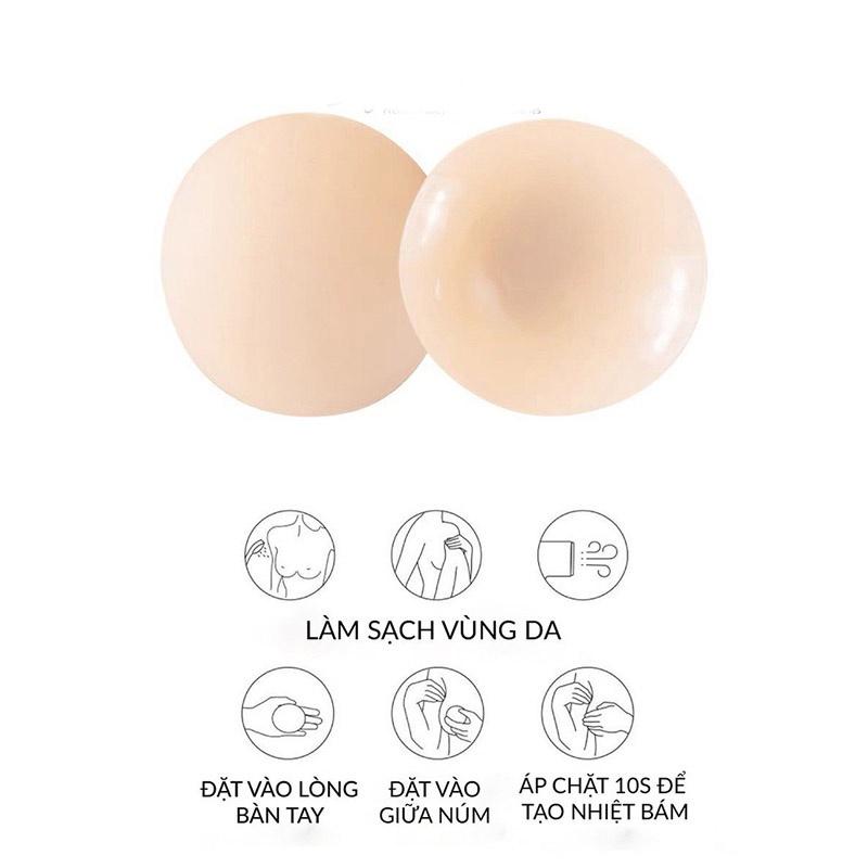 Miếng Dán Ngực Silicon Nhiệt Tự Thân EBLIN