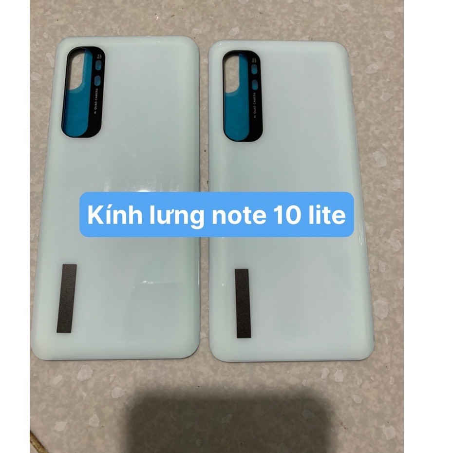 Kính lưng zin mới điện thoại xiaomi note 10 lite