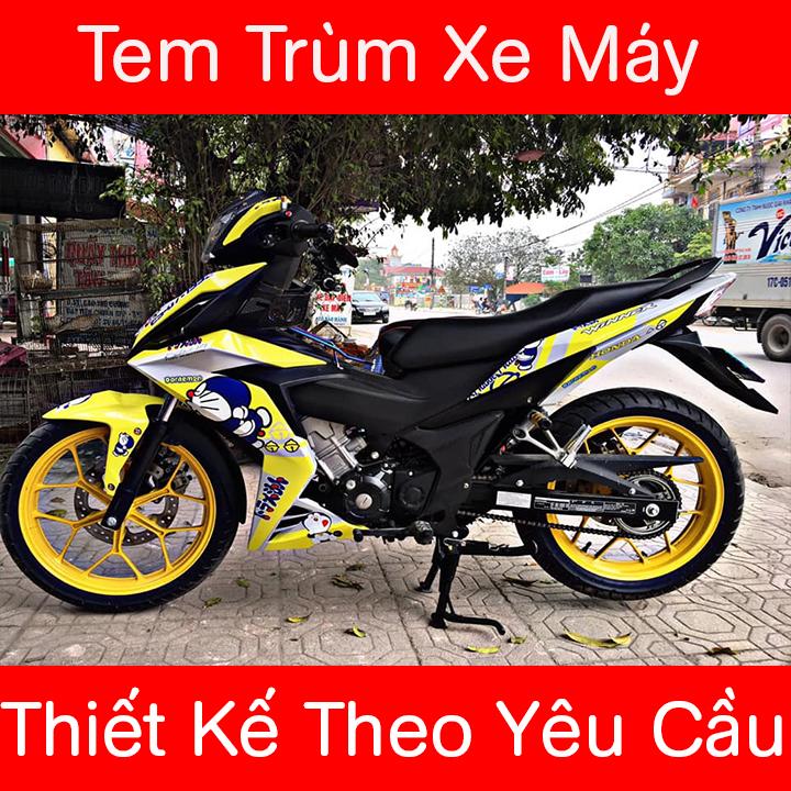 Tem Trùm Xe Winner Đoraemon Vàng