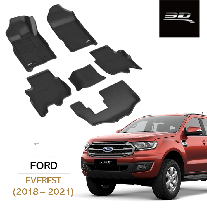 Thảm lót sàn 3D Kagu Maxpider cho FORD EVEREST (2018 - 2021)