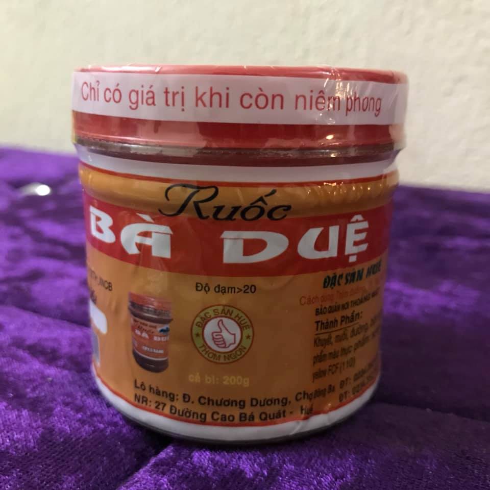 HCM - Mắm Ruốc Huế Bà Duệ Hủ 180g