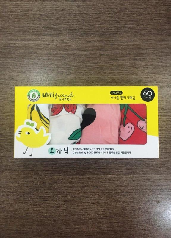Nơi bán Bộ 4 quần lót bé gái Unifriend hoạ tiết dễ thương U9SSUW01