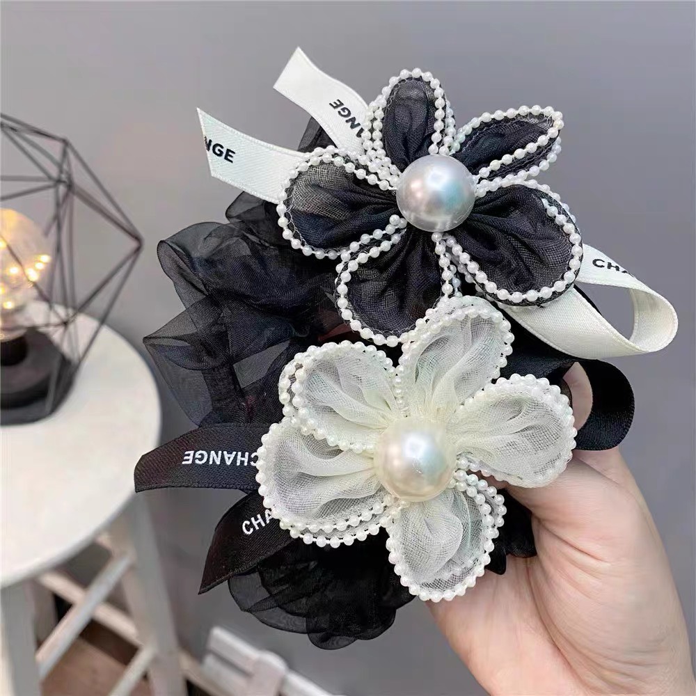 Dây Cột Tóc Đính Hoa Cao Cấp-phukienteen