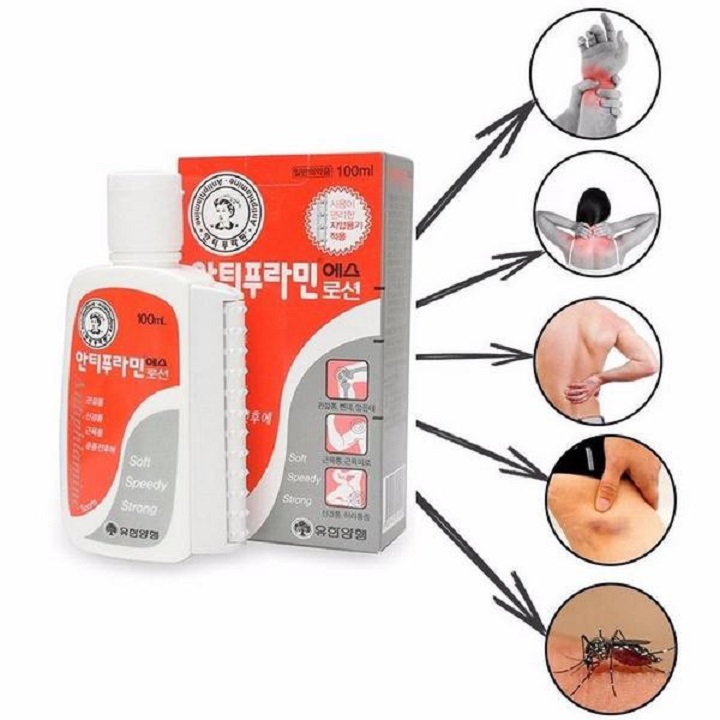 [HCM]Dầu nóng xoa bóp Hàn Quốc Antiphlamine 100ml