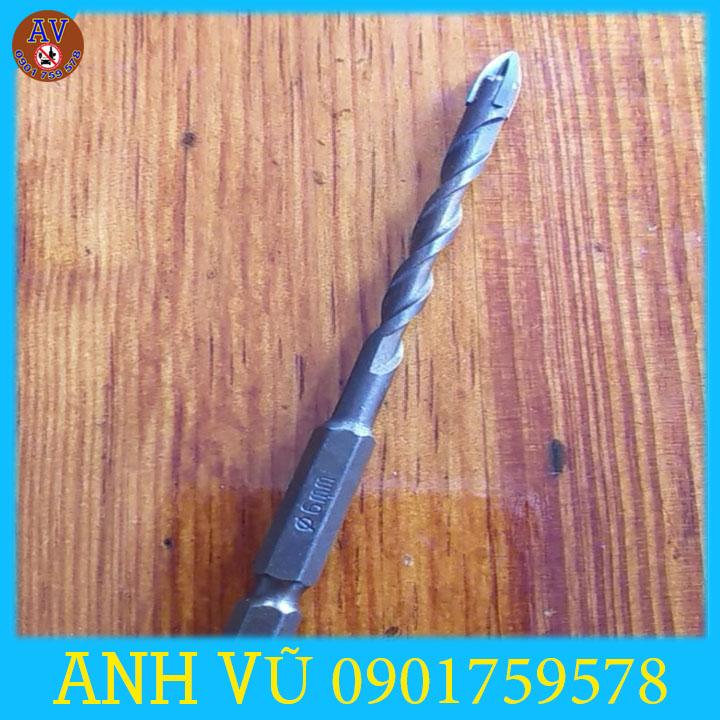 Mũi khoan ĐA NĂNG chuôi lục giác phi 6