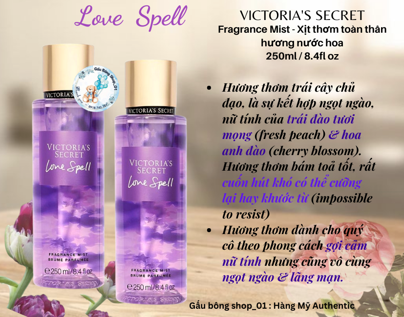 Xịt Thơm Victoria's Secret 250ml