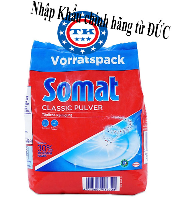 (HCM)Combo 2 Chai Nước Rửa Ly - Bát Làm Bóng Somat 750ml - Đức