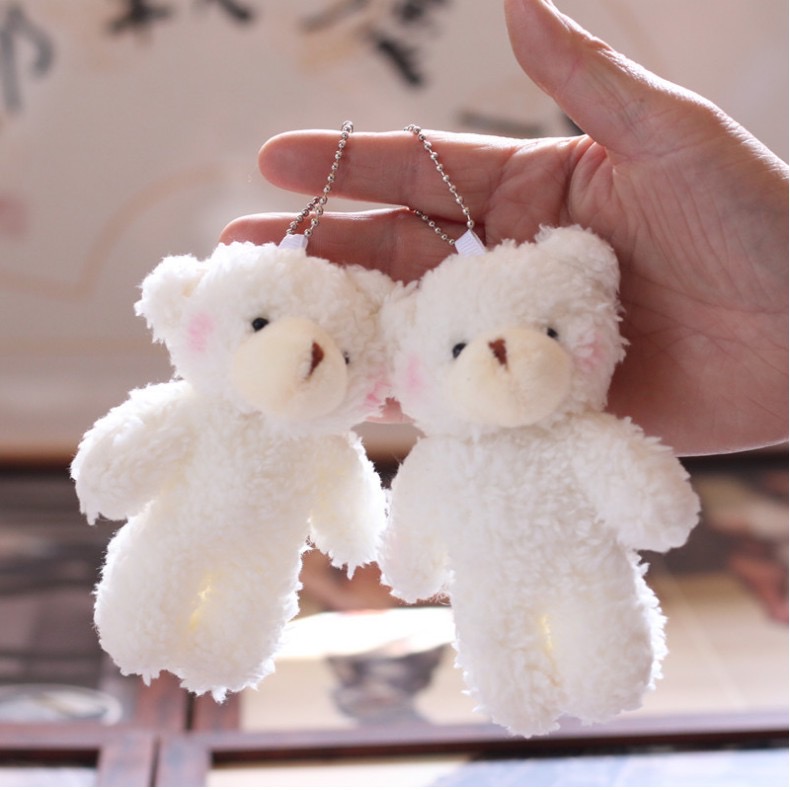Móc Khóa Trang Trí Gấu Bông Siêu Dễ Thương