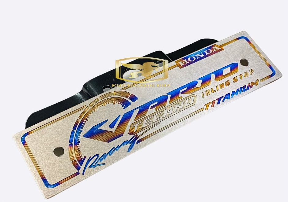Bảng tên TITANIUM điện phân dành cho Vario (100% TITAN)