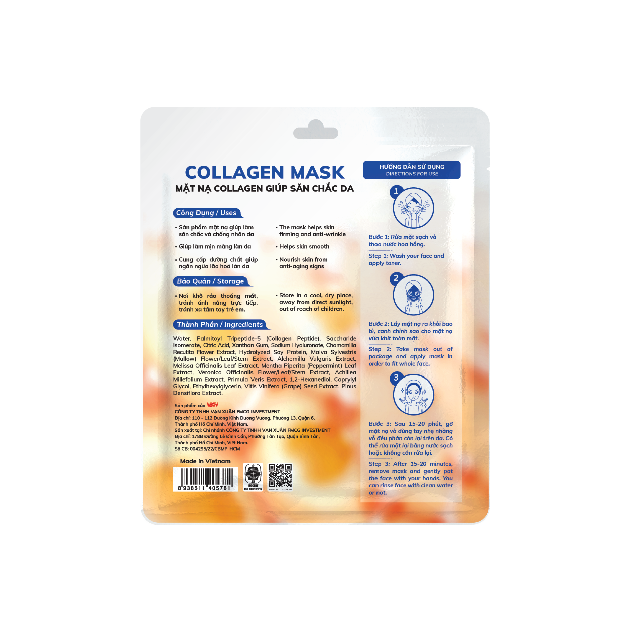 Mặt Nạ Giúp Săn Chắc Da - Collagen Mask MIRI (28gr)