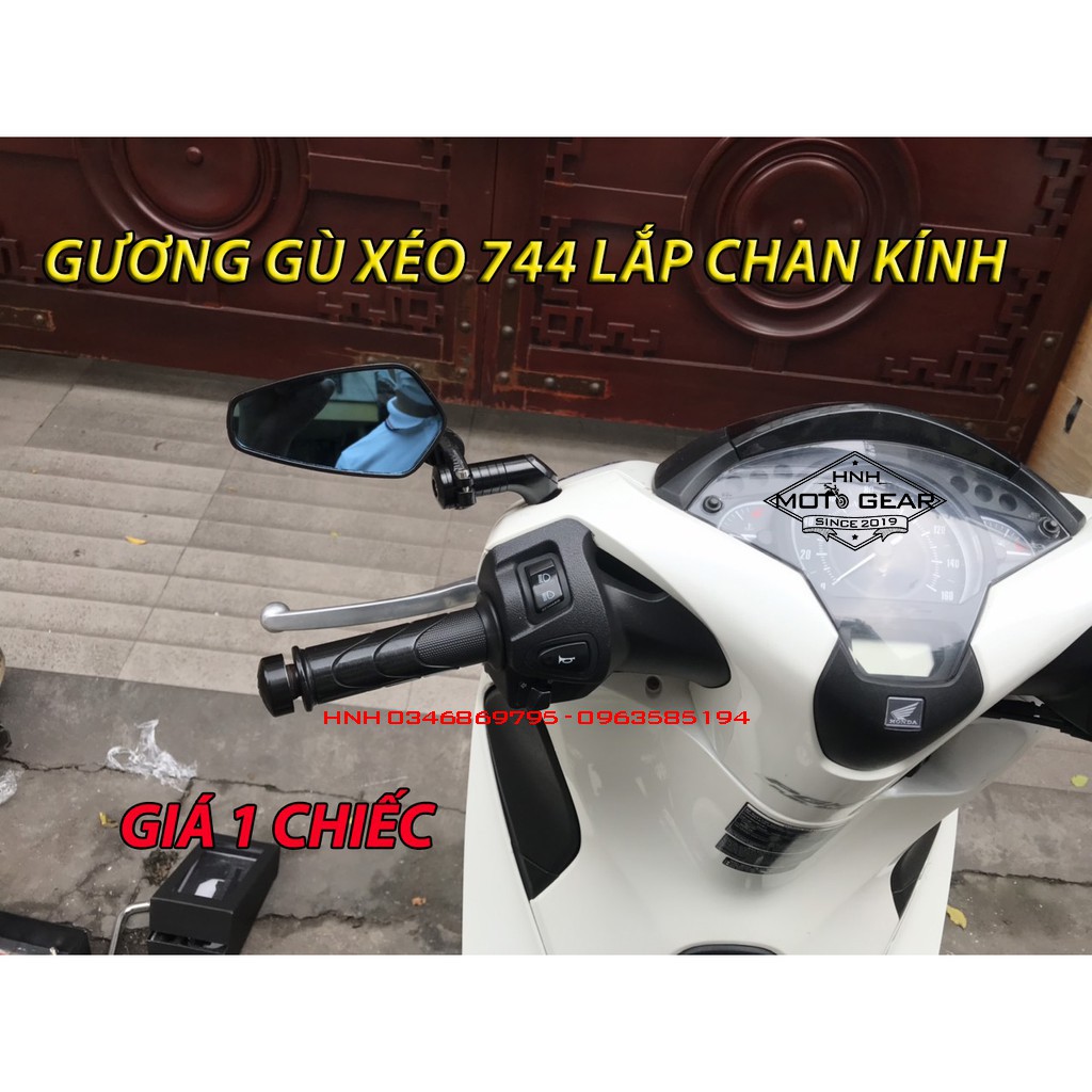Gương Xe Máy Gù Xéo Kiểu 744