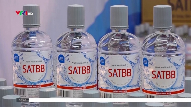 Nước muối sinh lý Satbb - Giúp chăm sóc, bảo vệ, và làm sạch răng miệng (Lọ 550ml)