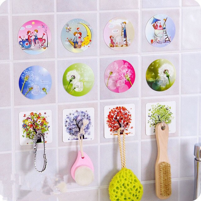 Combo 10 Móc dán tường 3D siêu chắc chắn, MÓC DÁN THẦN THÁNH