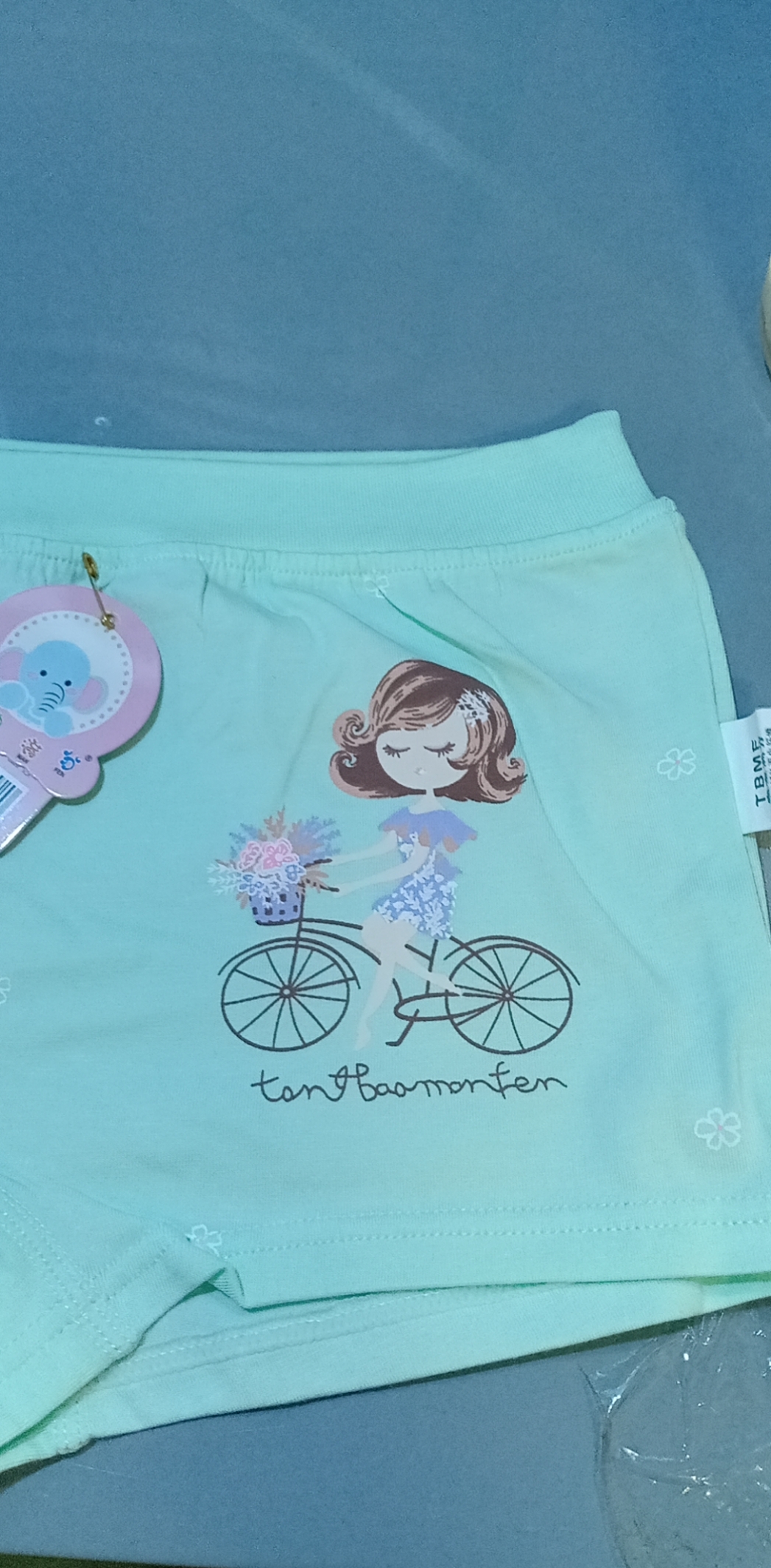-COMBO 5 QUẦN CHIP ĐÙI BÉ GÁI COTTON IN (18-23kg)