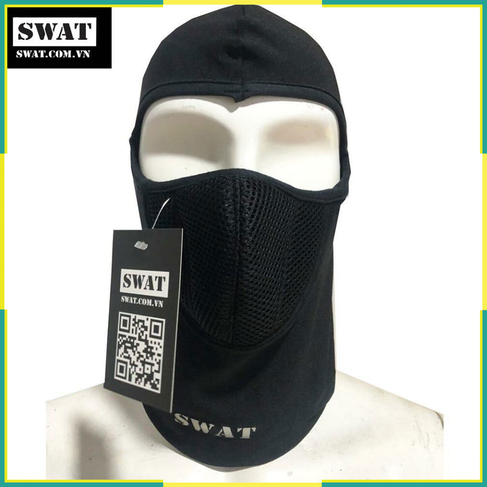 Khăn trùm đầu ninja SWAT X2 kháng khuẩn gấp 2 lần