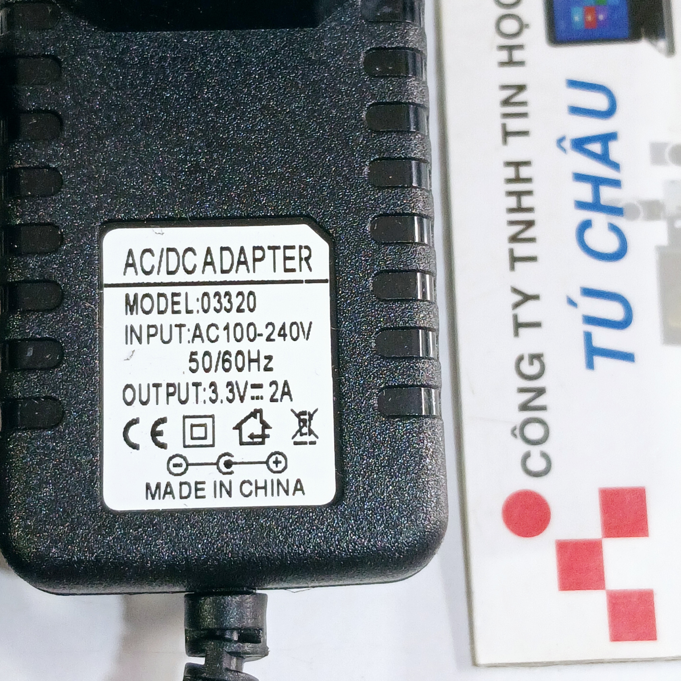 Nguồn Adapter DC 3.3V - 2A / Đầu cắm 5.5mm x 2.1mm