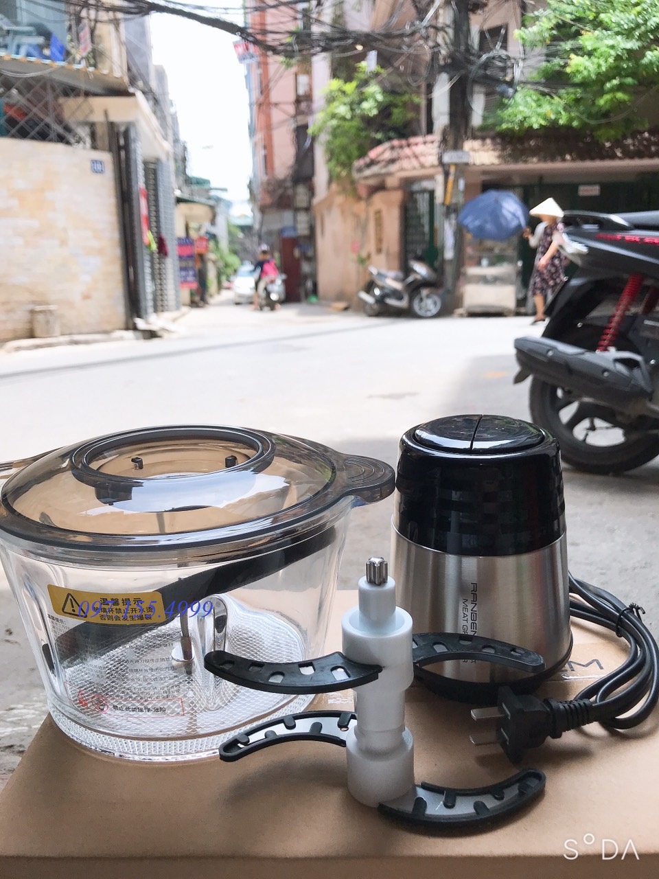 Máy xay thịt đa năng Ranbem Model - 224A 300W