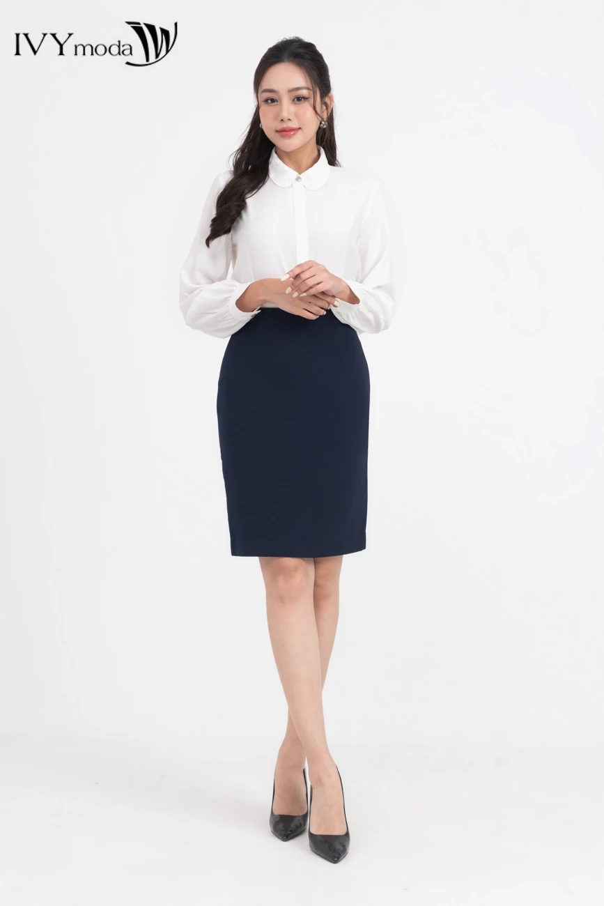 Chân Váy Bút Chì 2 Lớp IVY moda MS 31P0150