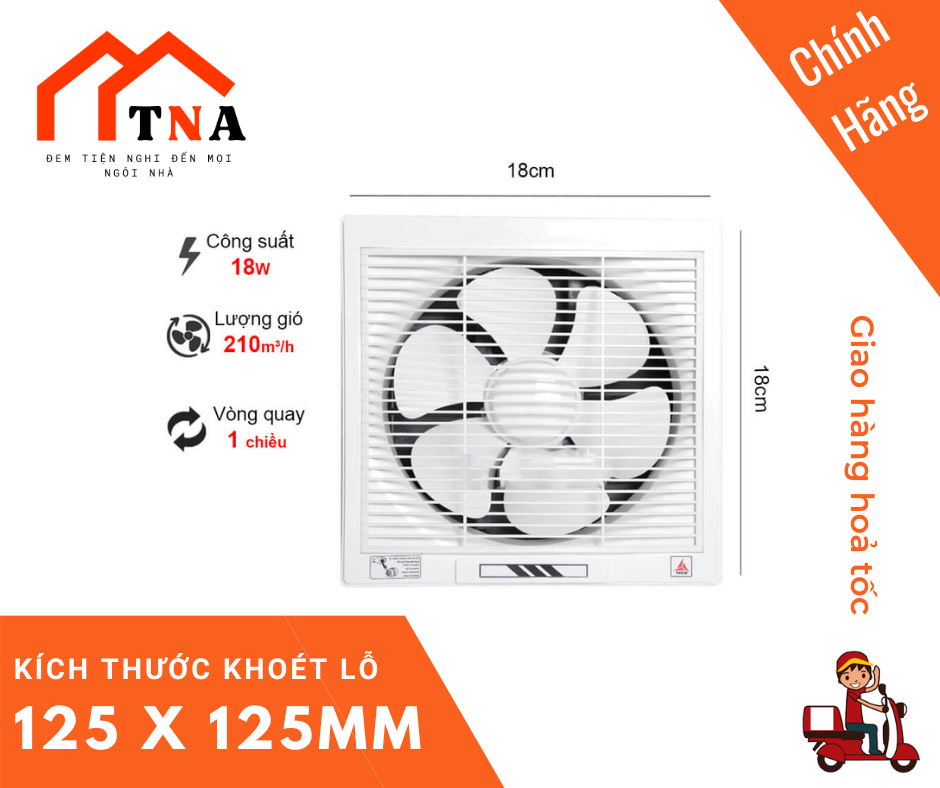 Quạt thông gió gắn tường / gắn trần tico tc-12av6