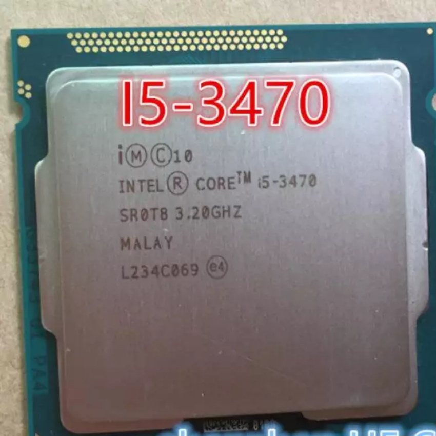 CPU Intel Core i5 3470 (3.60GHz, 6M, 4 Cores 4 Threads) - Tặng Keo Tản Nhiệt