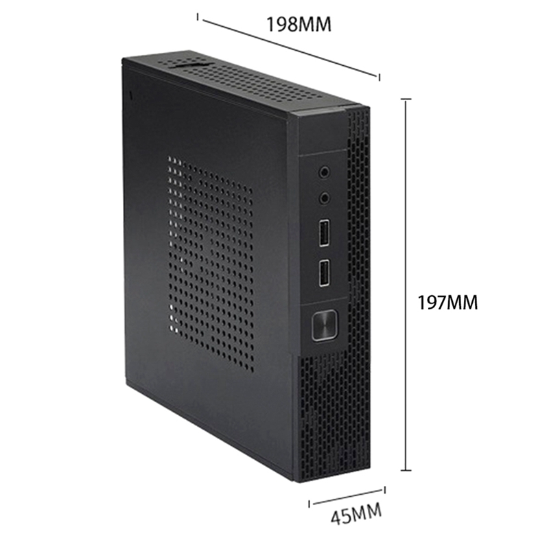 ITX Computer Case TX02 Mini Desktop Case Industrial Control HTPC Case