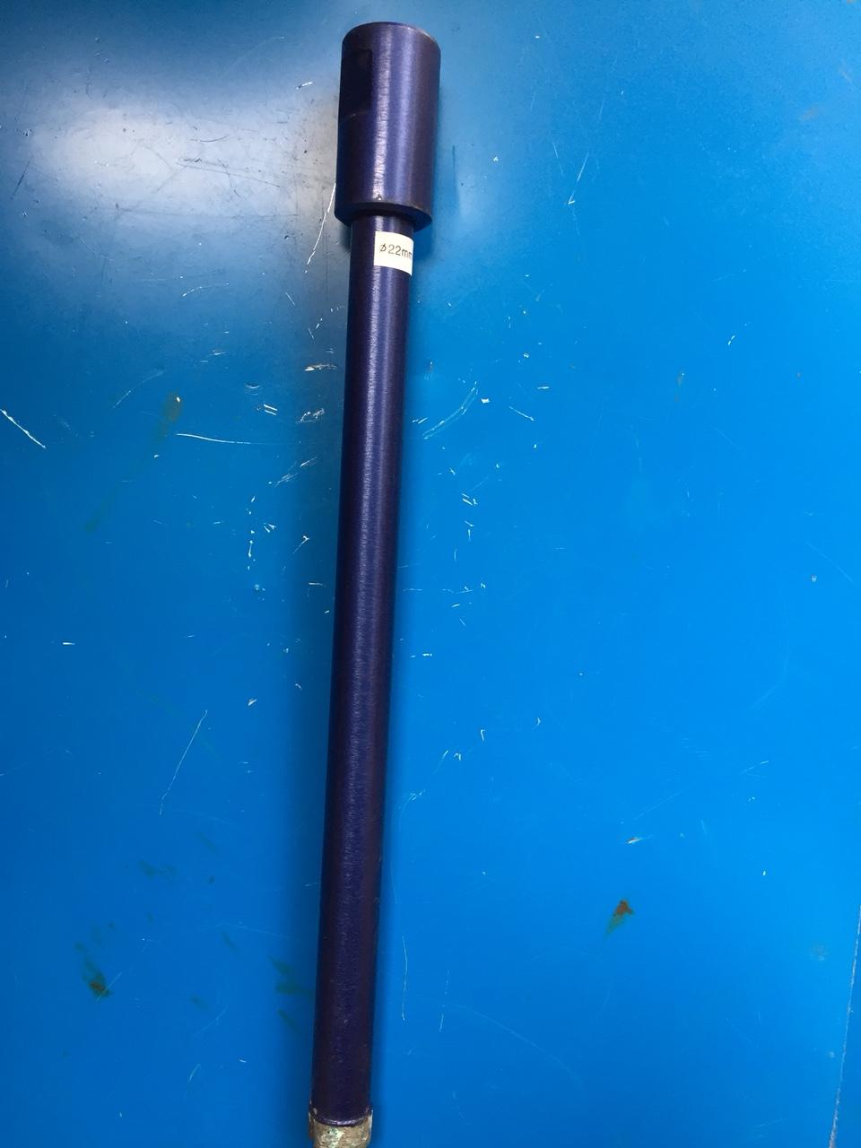 Mũi khoan rút lõi bê tông phi 27mm dài 37cm kèm đầu chuyển. Hàng sịn, mũi khoan nước. Mũi khoan khoét lỗ bê tông