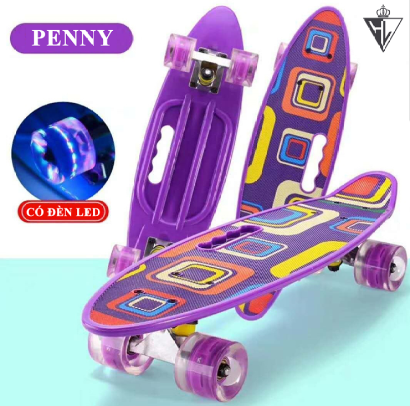 Ván trượt Penny cầm tay có đèn Led