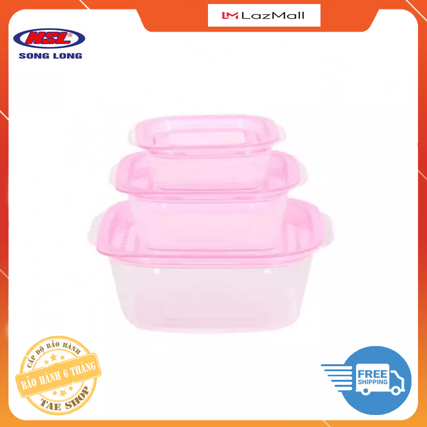 Bộ 3 Hộp Thực Phẩm Song Long 2721