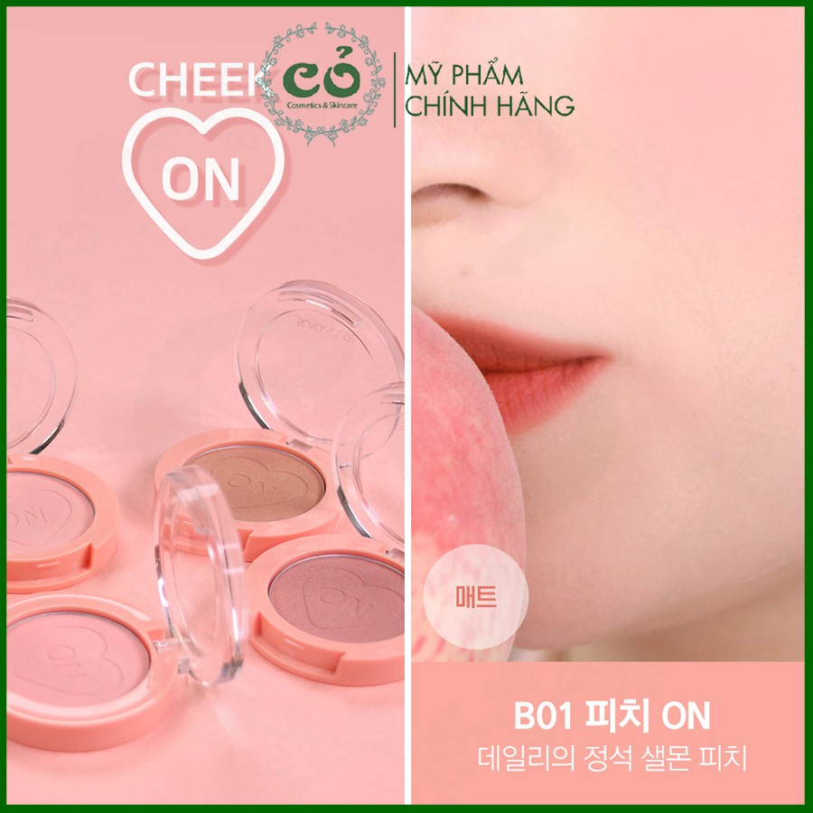 [HCM]Phấn Má Hồng Dạng Nén Black Rouge Cheek On Blusher