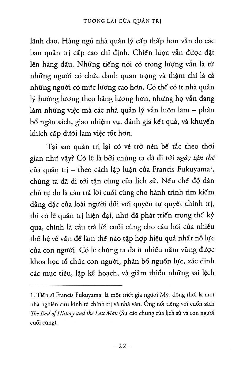 Tương lai của quản trị