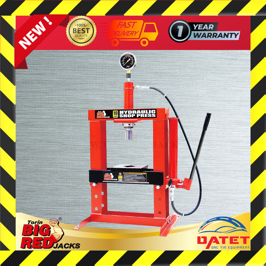 Máy ép thủy lực 10 tấn TY10003 (Có đồng hồ)