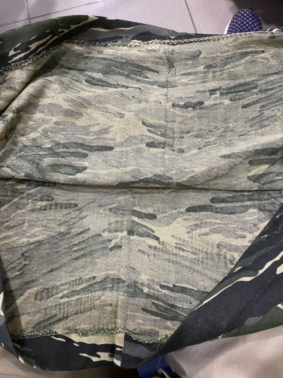 Áo thun đúc - màu cọp (TIGER STRIPE) phong cách Us.army