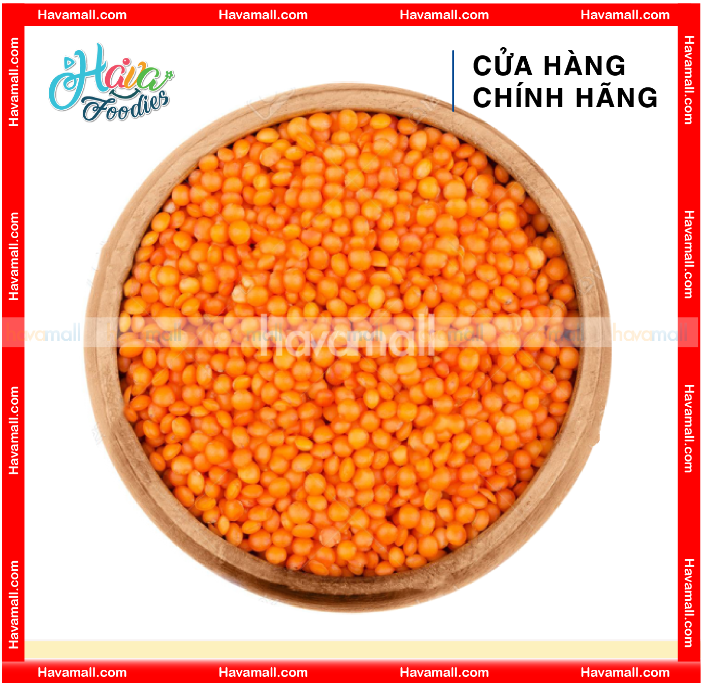 [HOÀN TIỀN MAX 10%]Đậu Lăng Đỏ Havafoodies – Red Lentils Pea