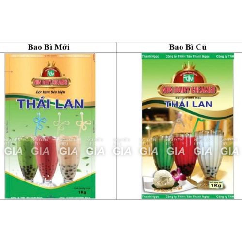 (BAO BÌ MỚI) Bột kem béo Thái Lan 3 ly gói 1kg