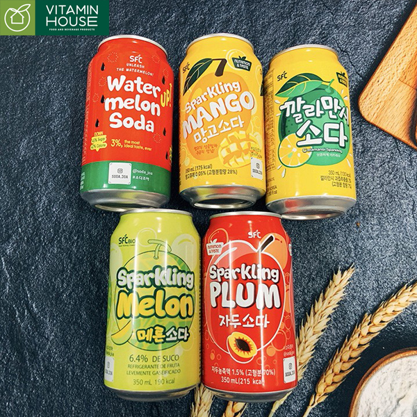 Soda SFC Hàn Quốc nhiều vị 350ml